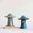 Round Stoneware Mushroom Lanterns