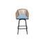 Set Of 2 Outdoor Bar Stools, 2-Piece Patio Bar Stools With Armrests-378695330