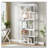 70.47"Height Industrial 5-Tier Rustic Brown Etagere Bookshelf With 8 Open Shelves Organizer For Living Room-1511436278