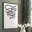 «Weeping Ribbon I», reproduction encadrée - bois massif-961577044-961577045