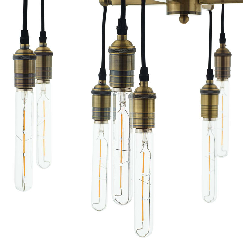 Lustre suspendu en laiton antique Modway Resolve - 34