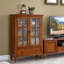 Armoire en bois d'hévéa de style américain