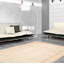 Tapis beige en laine noué à la main de conception unique 2000 pi 5 pi 5 po x 8 pi 8 po Danuel