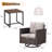 Naresa Wicker Outdoor Accent Swivel Glider Lounge Chair Set-1099592110-1112417082