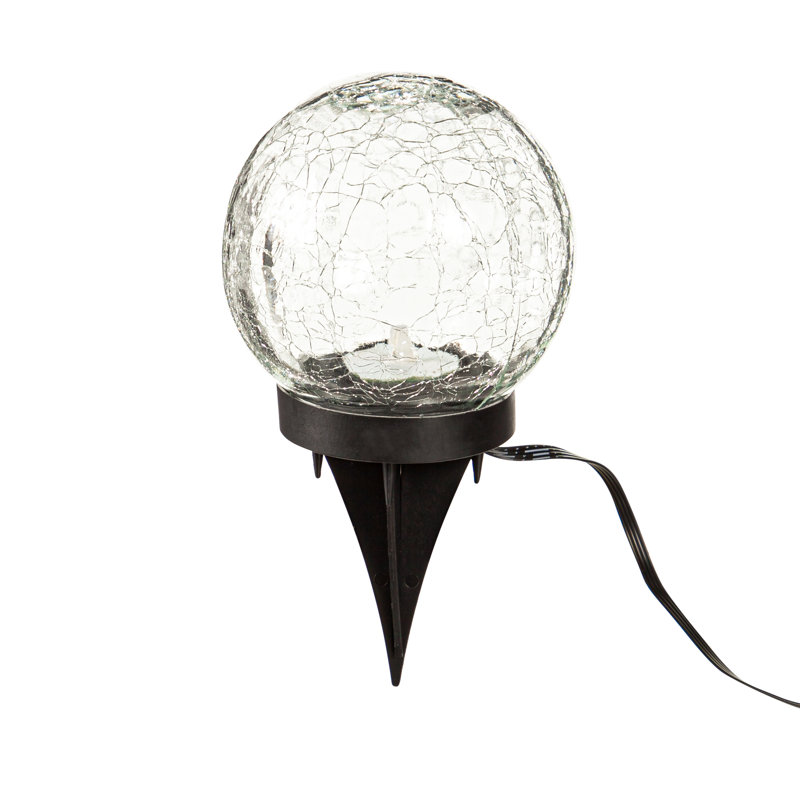 Color-Changing Solar Globe Pathway Light Set with Remote