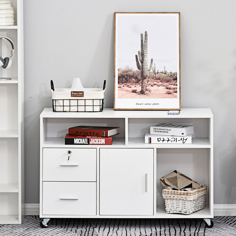 Organisateur de bureau mobile avec roulettes