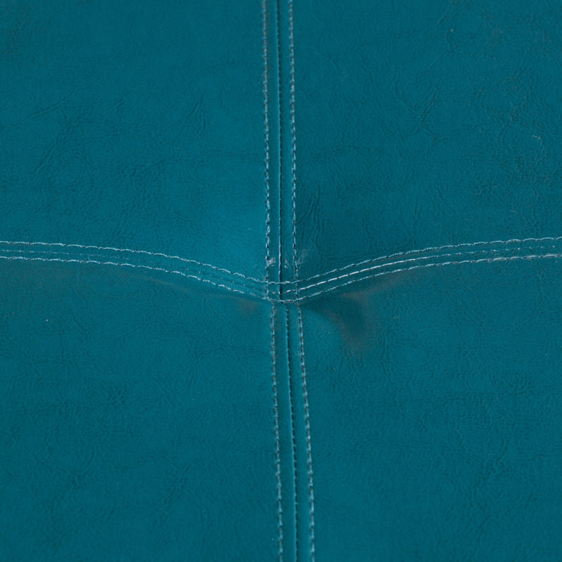 Rangement d'unité centrale bleu sarcelle, largeur de 30 po, hauteur de 19 po, pieds de bouleau P x P H, caractéristique de stabilité