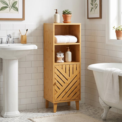 Bamboo Freestanding Bathroom Cabinet