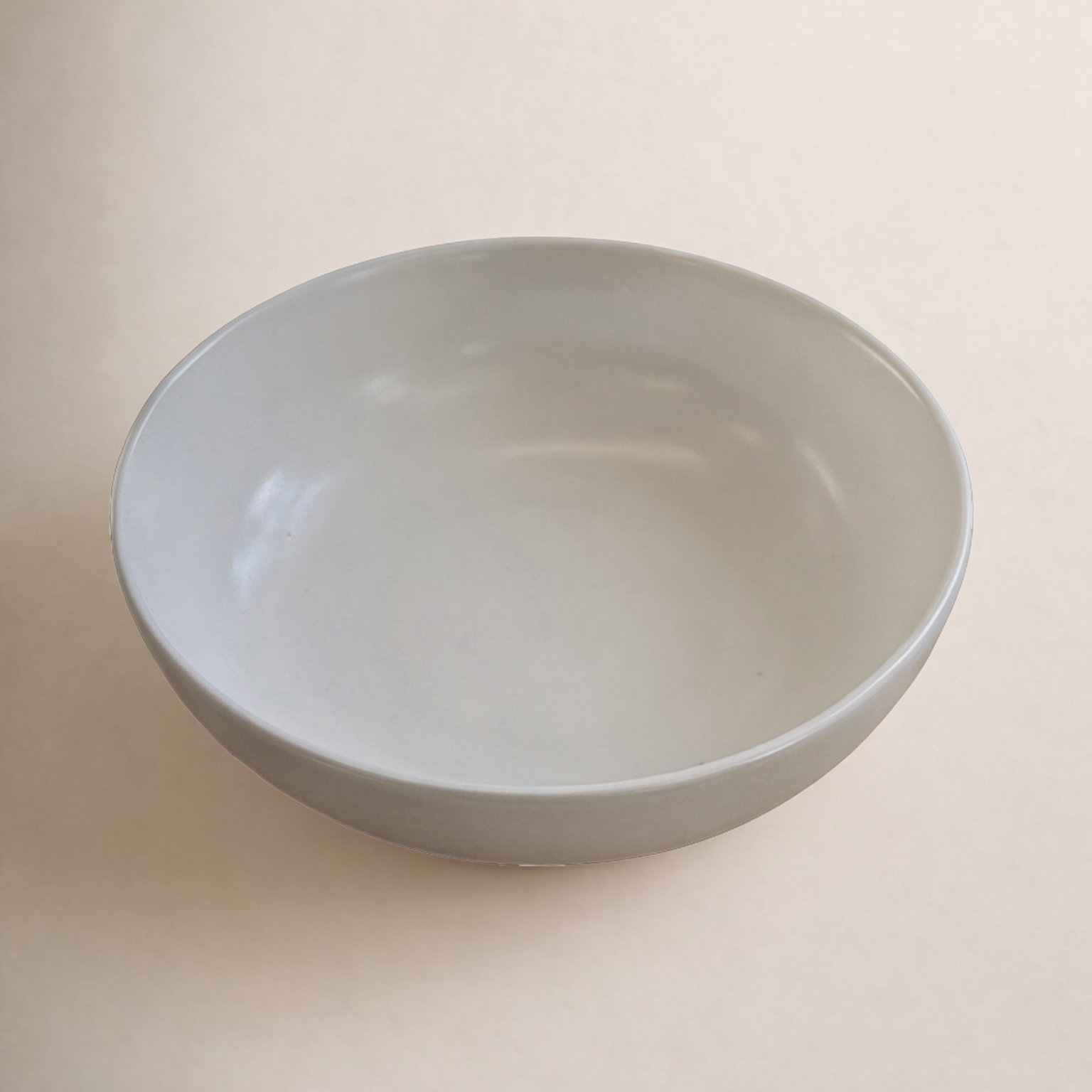 Izie Coupe Stoneware Cereal Bowl, White