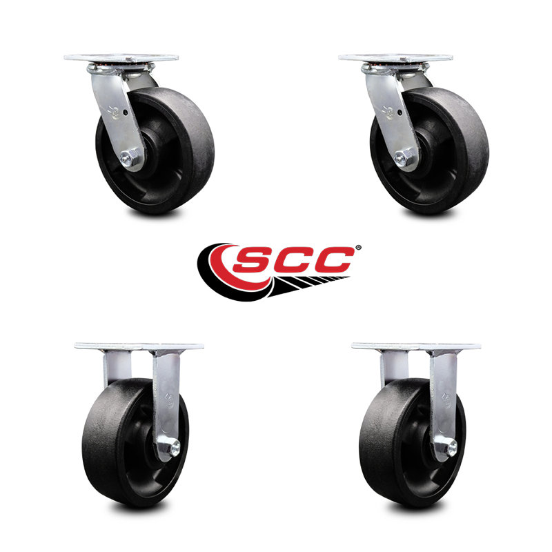 4-Piece Rubbermaid Caster Set