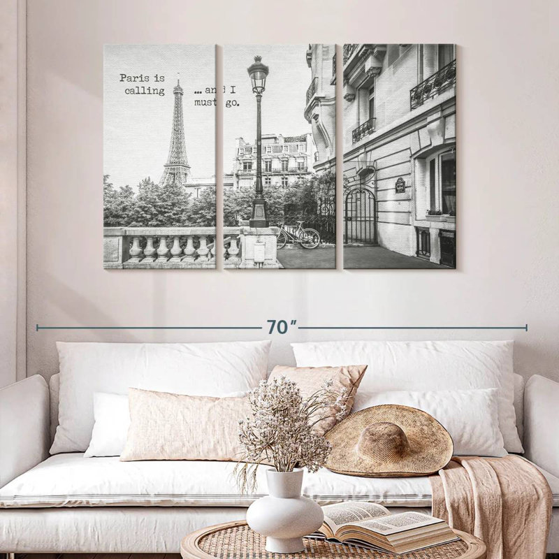 Rorry Paris Is Calling, 32" H x 50" W