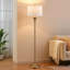 Lampe sur pied 66 "en métal avec abat-jour tambour en tissu-996244997