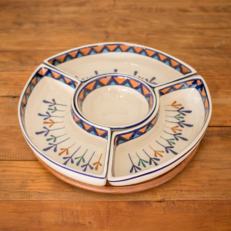 Wildon Home® Nahomy Ceramic Tray