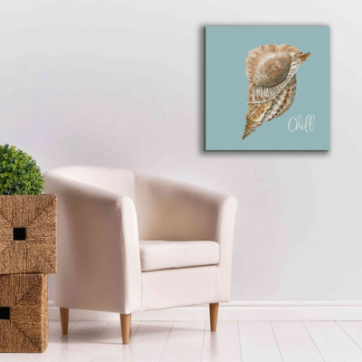 «Chill Seashell» par Cindy Jacobs, estampe numérique sur toile