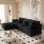 Canapé modulaire rembourré avec repose-pieds-110374989-110374990