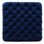 Bleu marine avec boutons - Design moderne, boutons, 28,87 po x 28,87 po x 17,74 po