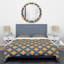 Ensemble de housse de couette abstract rétro de style mid-century-40703680