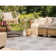 Foundry Select Dunes Modern Diamond Indoor/Outdoor Rug Silver