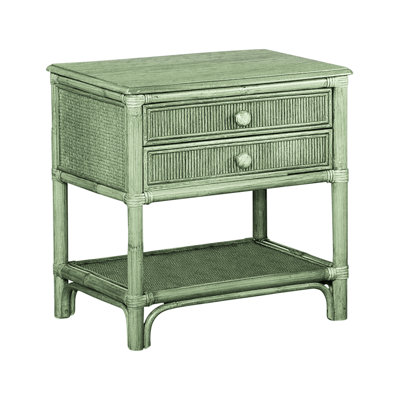 Summer Retreat 2 - Drawer Rattan Nightstand