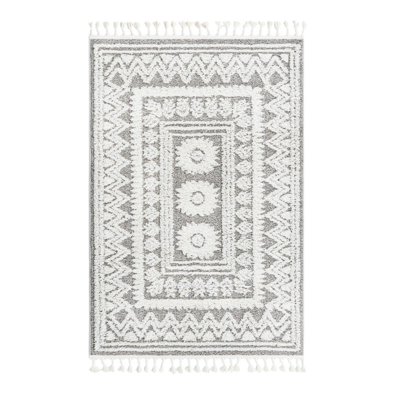 Mical Geometric Indoor Rug, Rectangle 4'1" x 6'1"