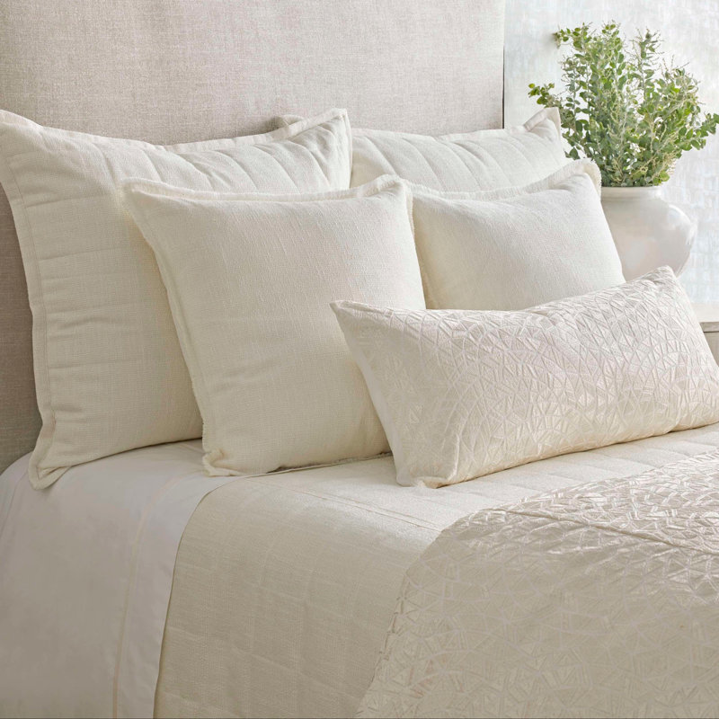The Met x Ann Gish Ornament Duvet Cover, King Duvet Cover, Cream