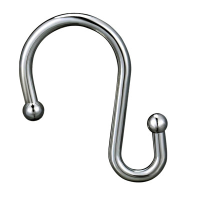Ensemble de 12 pièces - Anneaux de rideaux de douche robustes en métal antirouille