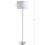 Lara 60.5'' Chrome Traditional Floor Lamp