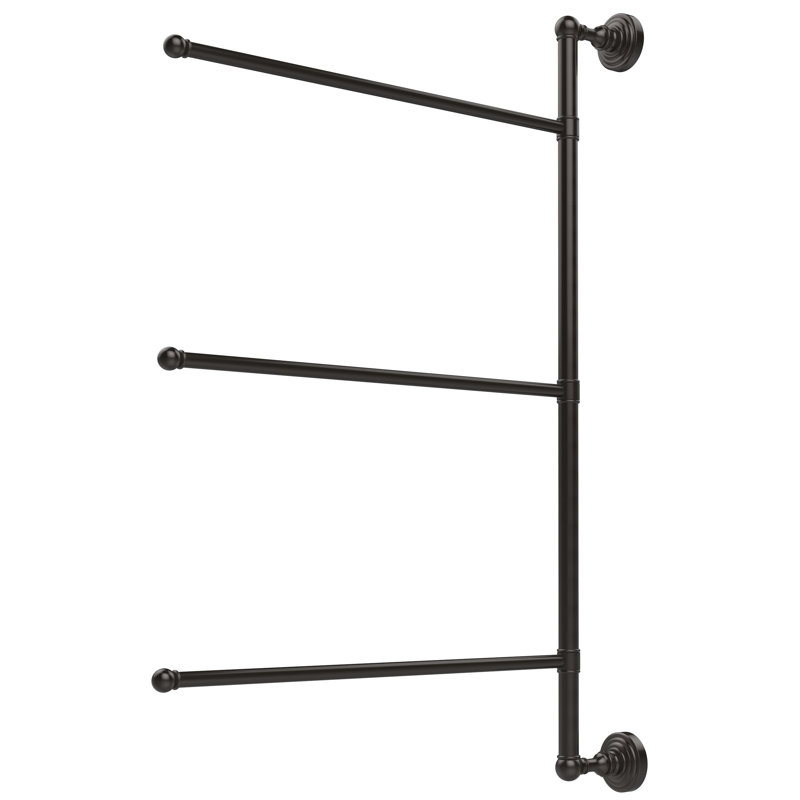 Barre à serviettes murale verticale Beresford, Bronze huilé