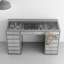 Ninian Vanity Dressing Table with 13-Drawers Glass top 130cm Wide-1409239128