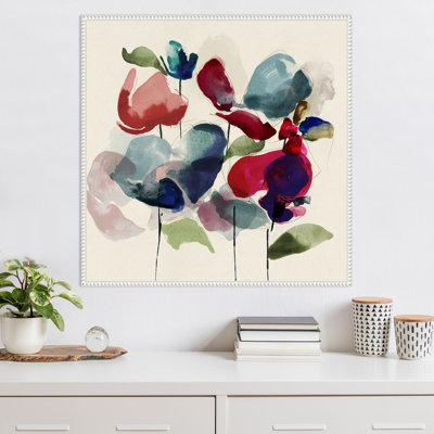 "Florals Blend Forever II" par PI Studio, reproduction d'art sur toile encadrée