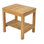 Spateak Grade-A Teak Wood Dublin Shower Seat 24" Outdoor Patio Stool Bench