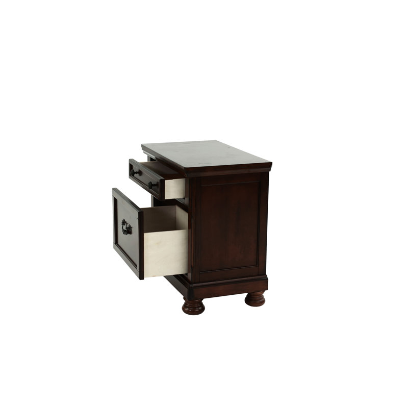 Antique Cherry Wood Nightstand