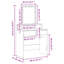 Dressing Table Standard Mirror Vanity Table-236745688
