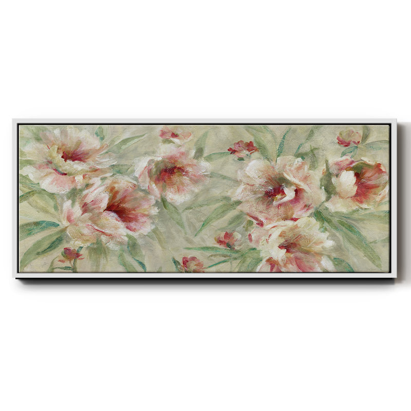 Peony Pleasure- Framed Canvas