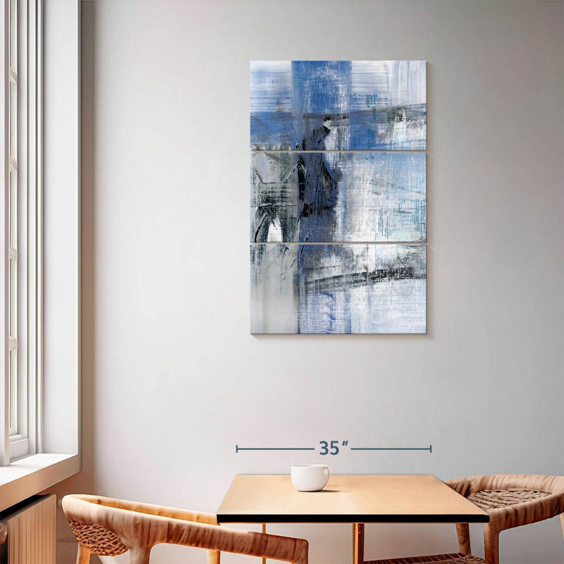 Avery Reflections In Indigo, H 57 po x l 36 po