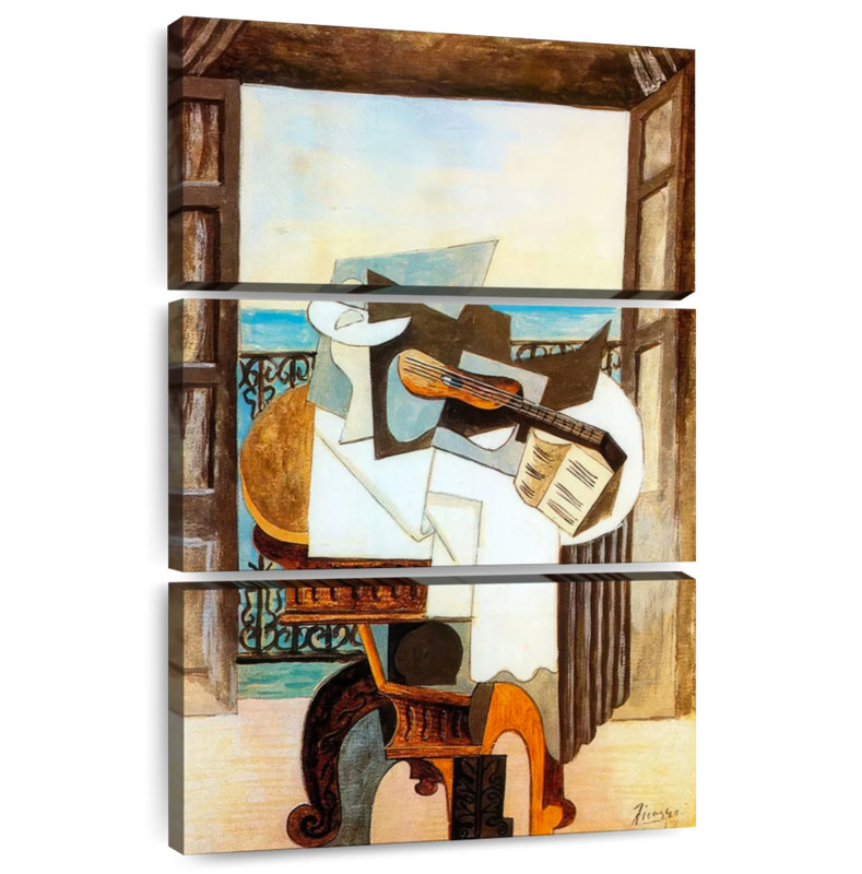 Table In Front Of Window, 23" H x 14" W