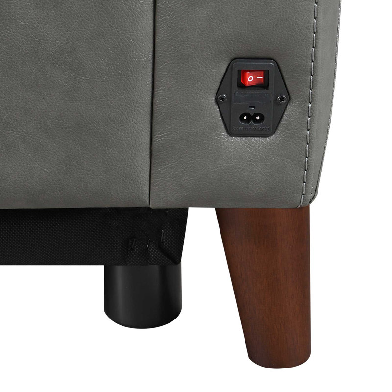 Sanea Genuine Leather Power Recliner