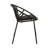 Patio Dining Chairs Stackable Chairs With Breathable Design Modern Simple Art Style (Set Of 2),Metal Legs+Plastic Backrest-1794505246