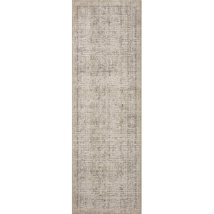 Tapis taupe / colombe Amber Lewis x Loloi Alie