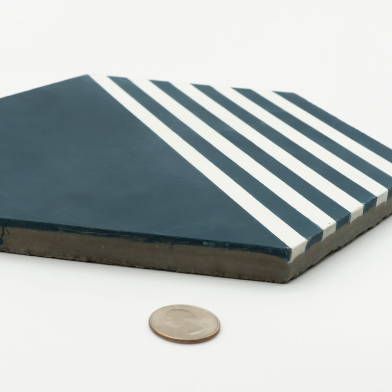 Menara 8" x 9" Cement Patterned Wall & Floor Tile