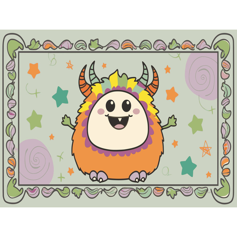 Tapis de Noël lavable The Holiday Aisle®, Rectangle 5 pi x 7 pi