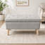 Banc ottoman de rangement avec plateau intégré