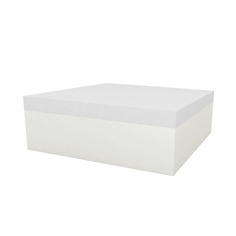 Jut Battery Outdoor Ottoman with Cushion