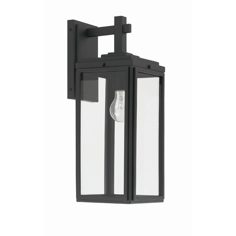 Applique murale en acier Kalio, H 17 po x l 6,5 po x P 7,75 po