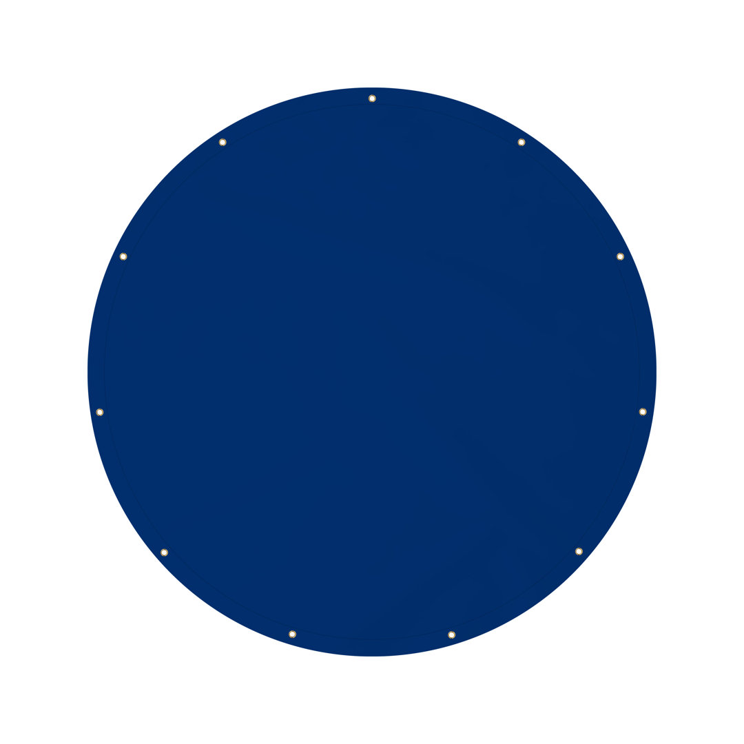 Heavy Duty Multipurpose Outdoor Waterproof Round Tarp, Durable Protective Tarpaulin with Reinforcement Covers & All 