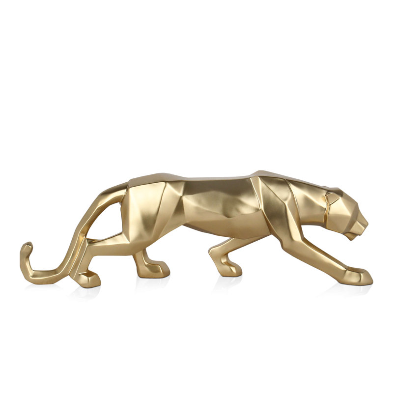 Aajaylah Animals Figurines & Sculptures, Gold