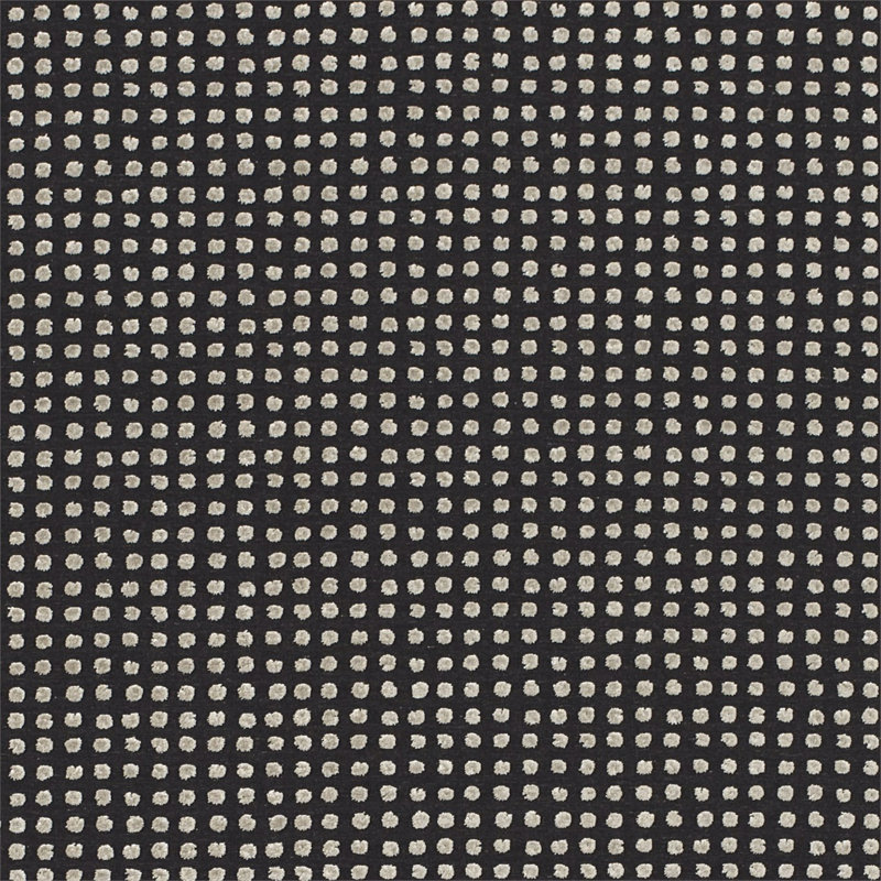 Polka Fabric, Pebble Charcoal