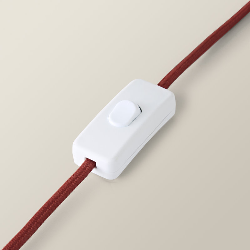 Lamp, Burgundy, With Bulb