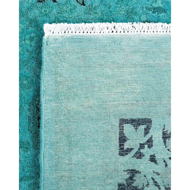 Overyed One-of-a-Kind Rectangle 6'2" X 9'4" Hand Knotted Area Rug