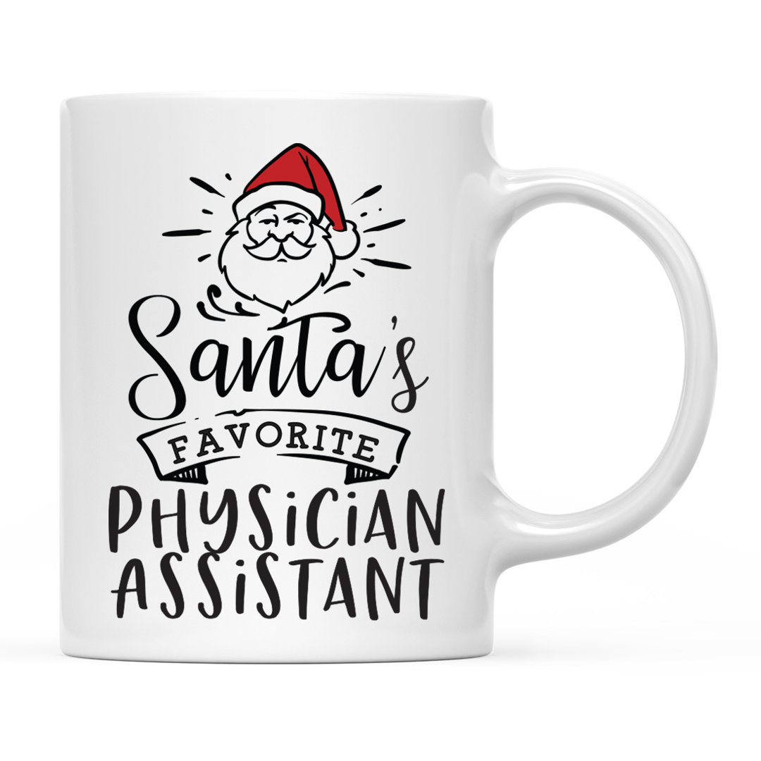 Santa's Favorite Physician Assistant Coffee Mug Koyal Wholesale